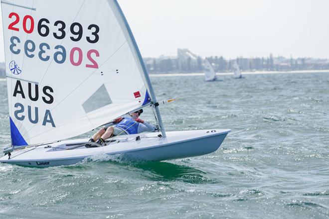 Finnian Alexander Laser Radial state champ © Robin Evans